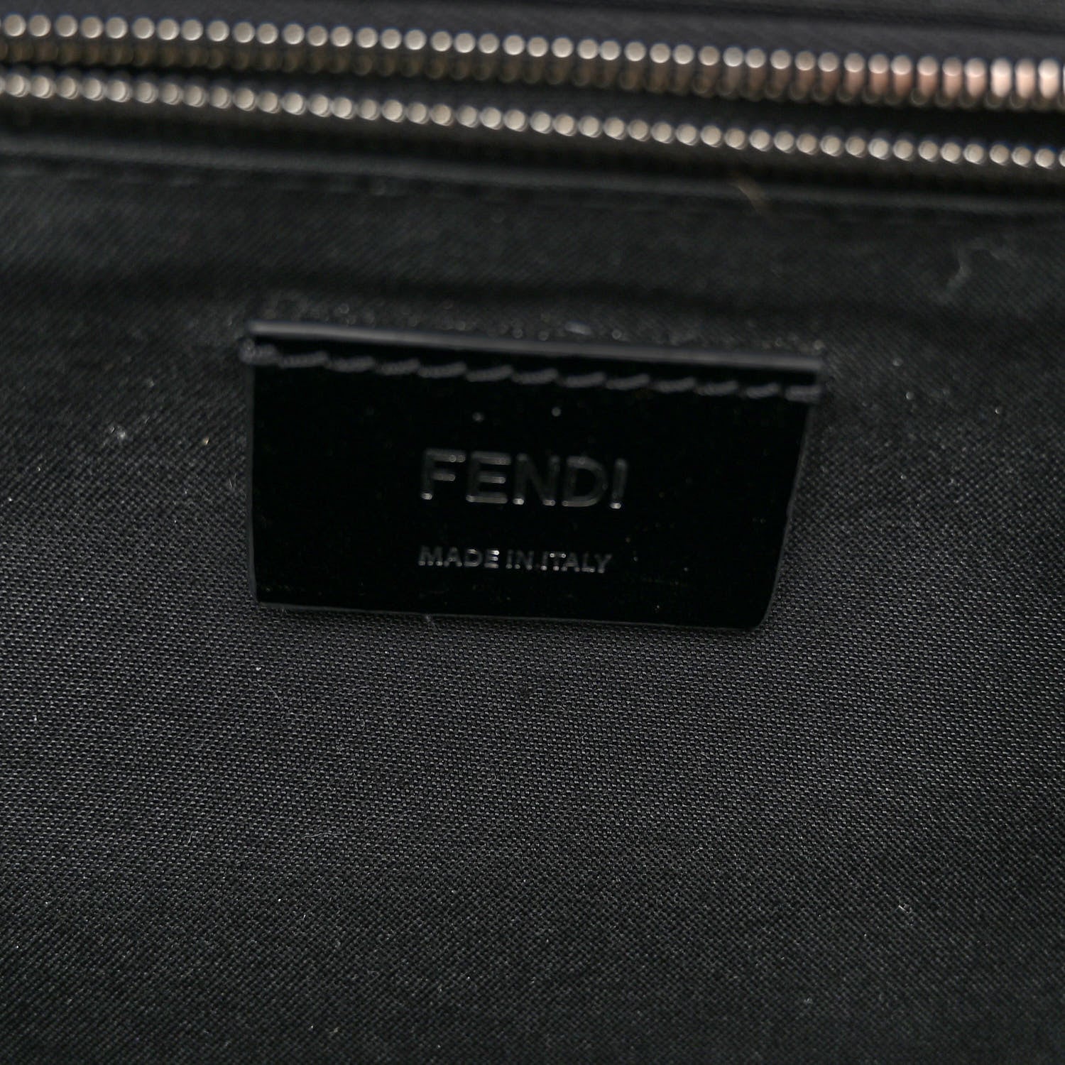 Fendi Nappa FF 1974 Embossed Belt Bag Black 6 of 9