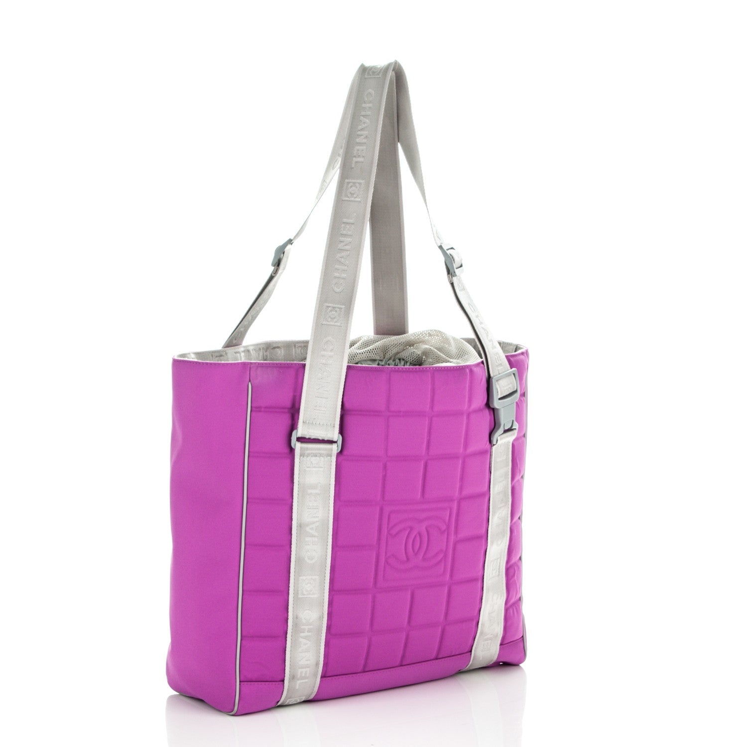 Chanel Nylon Sport Tote Pink 3 of 7
