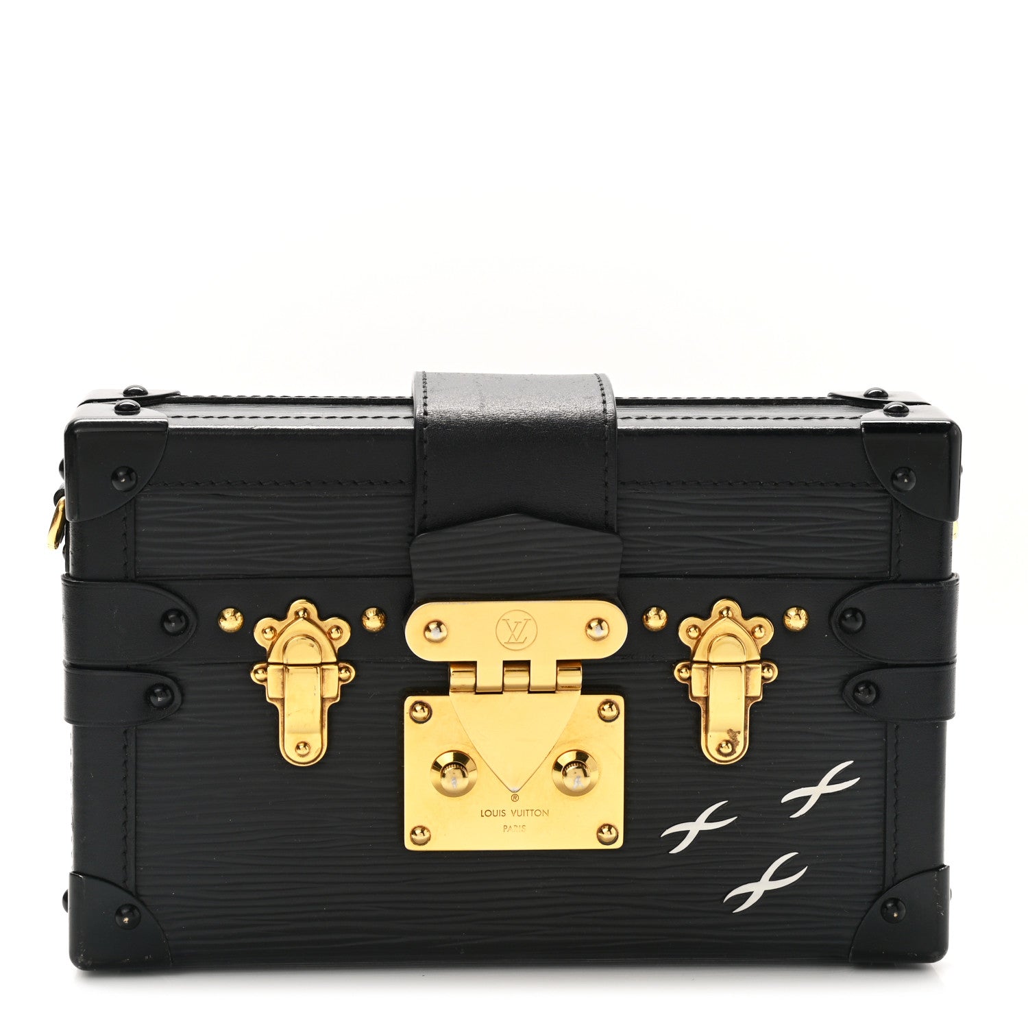 Louis Vuitton Epi Petite Malle Black 1 of 7