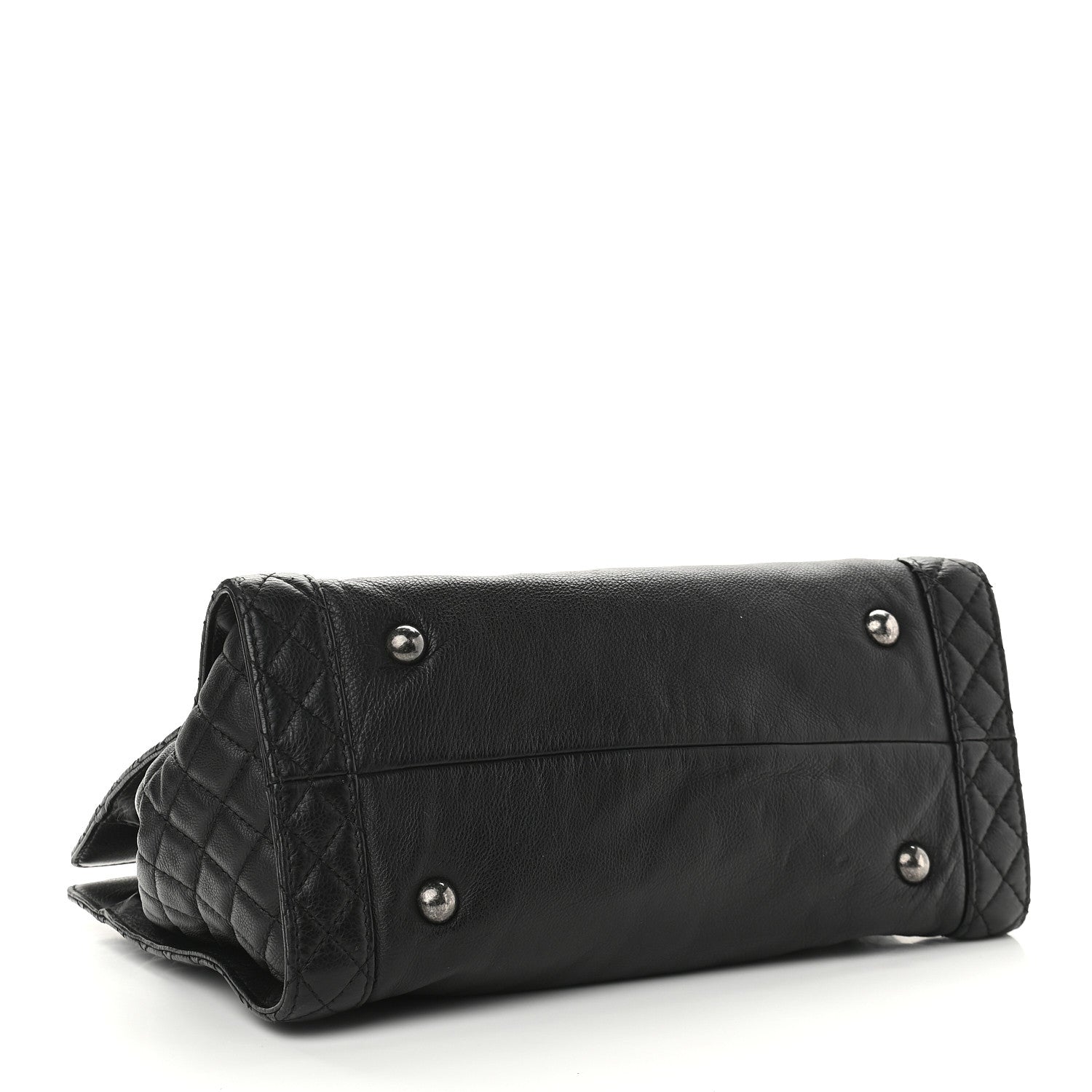 Chanel Calfskin Boy Reverso Shopping Tote Black 4 of 9