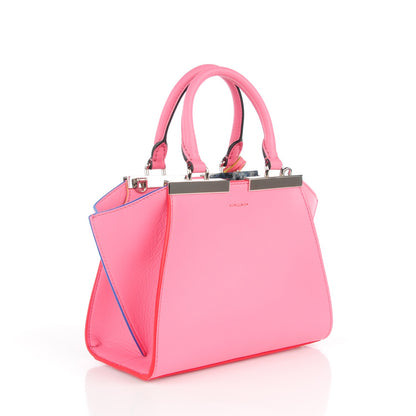 Fendi Vitello Dolce Mini 3jours Tote Pink 3 of 9