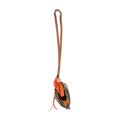 Hermes Feather Lucky Fishing Bag Charm 1 of 3