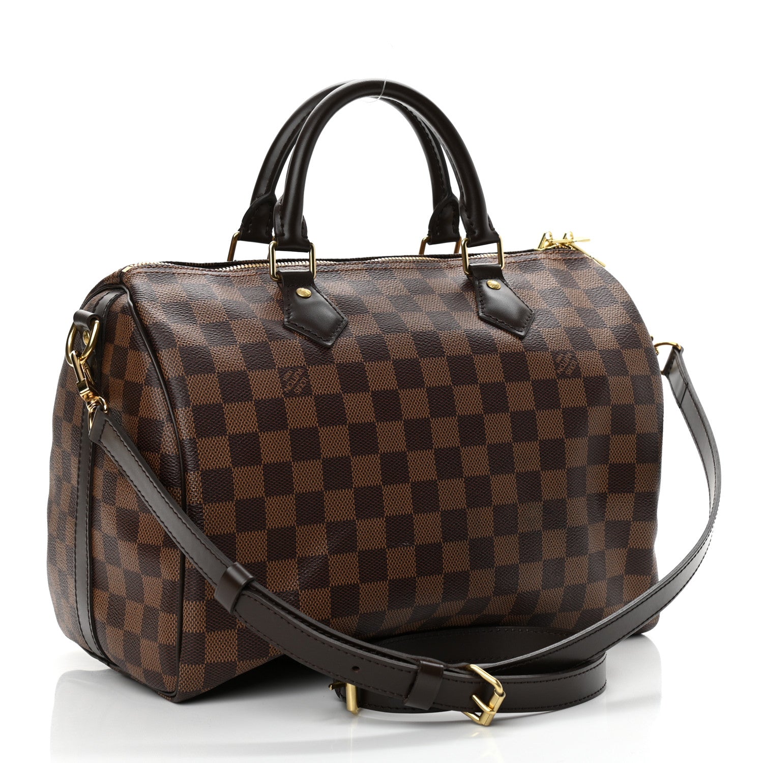 Louis Vuitton Damier Ebene Speedy Bandouliere 30 3 of 10