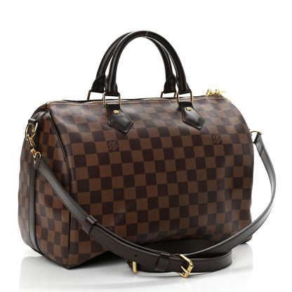 Louis Vuitton Damier Ebene Speedy Bandouliere 30 3 of 10