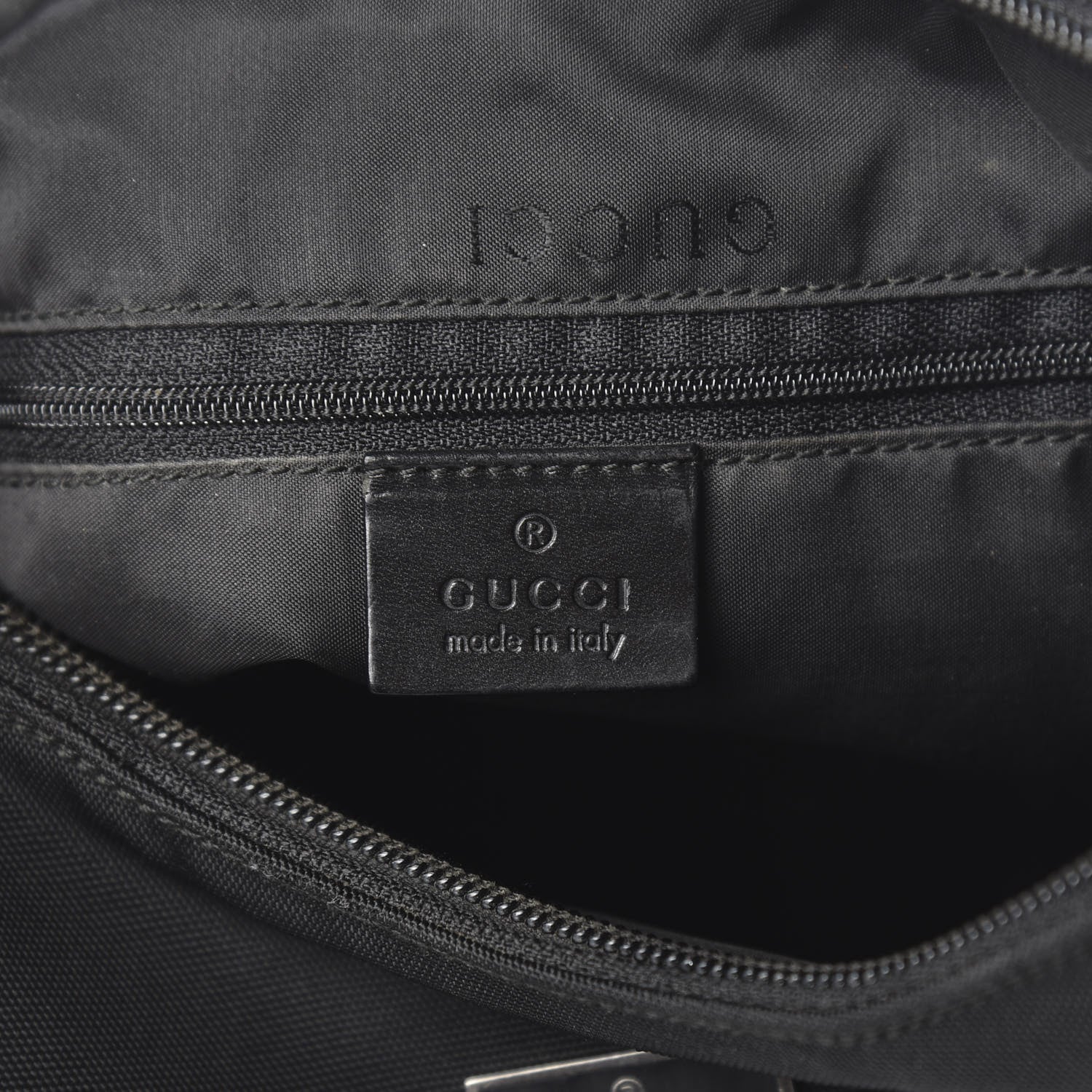 Gucci Nylon Hobo Black 5 of 9