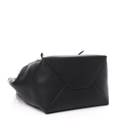 Celine Soft Grained Calfskin Medium Belt Cabas Phantom Black 3 of 9