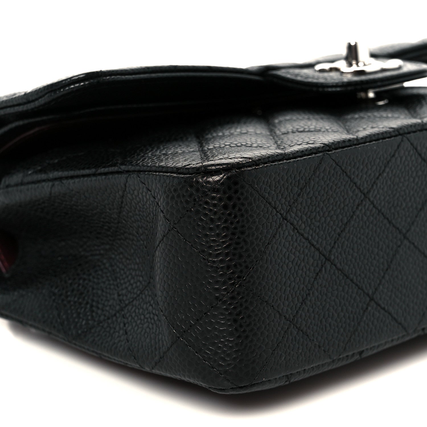 Chanel Caviar Quilted Small Double Flap Black 10 of 12