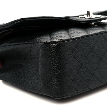 Chanel Caviar Quilted Small Double Flap Black 10 of 12