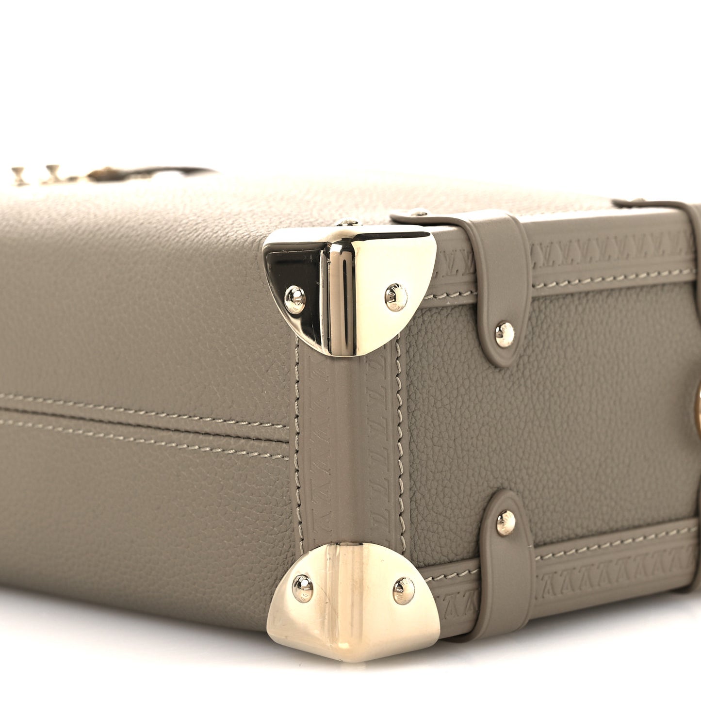 Calfskin Side Trunk MM Taupe