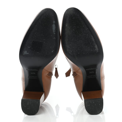 Hermes Calfskin Saint Germain Ankle Boots 38.5 Naturel 5 of 9