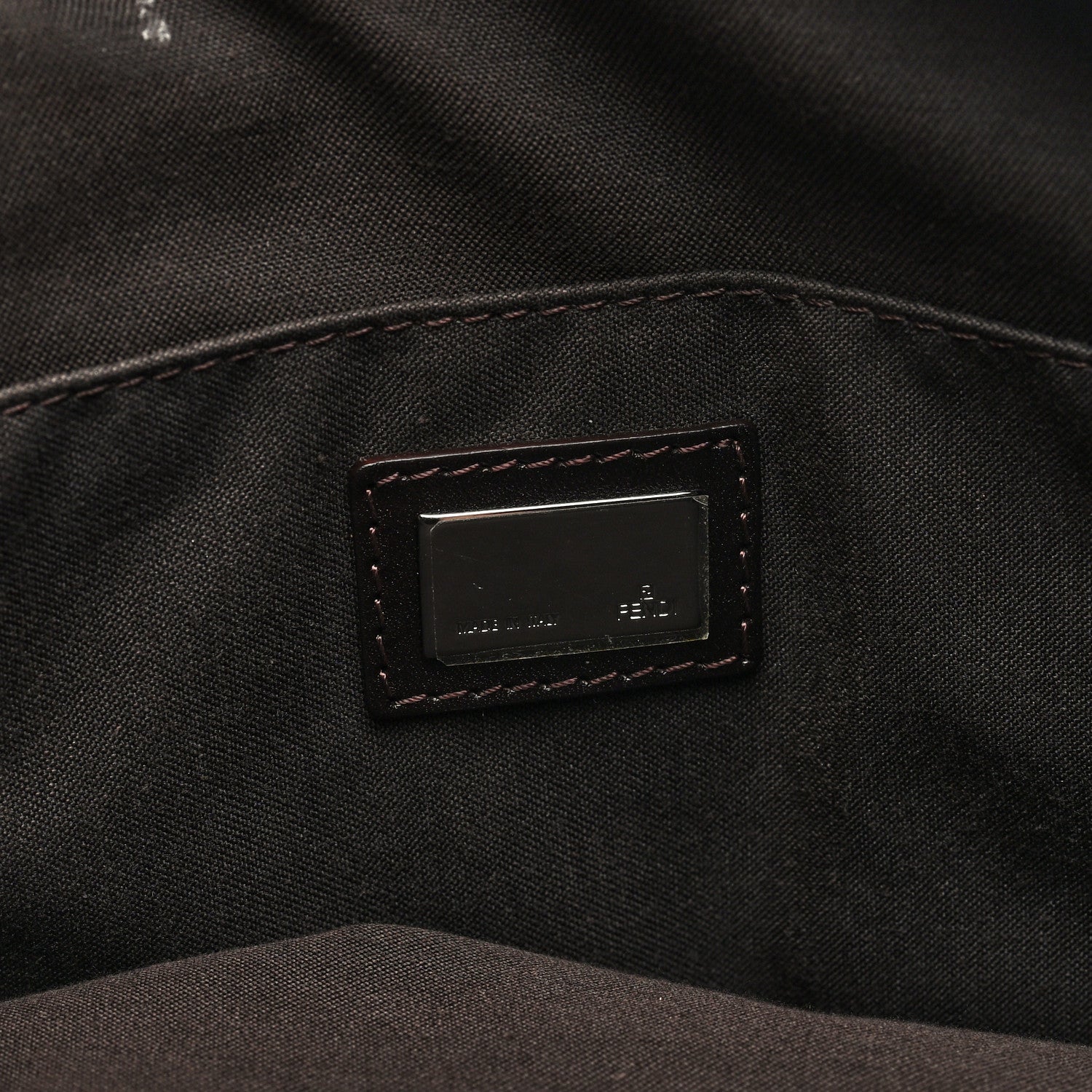Fendi Zucchino Vitello Roll Tote Tobacco 6 of 9