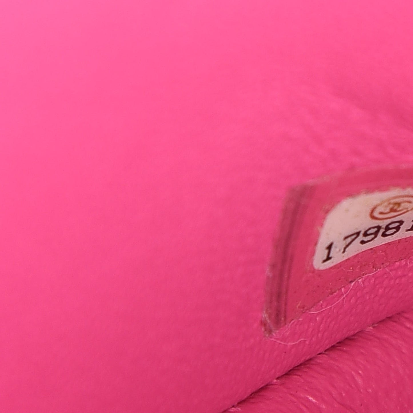 Iridescent Caviar Quilted Mini Rectangular Flap Pink