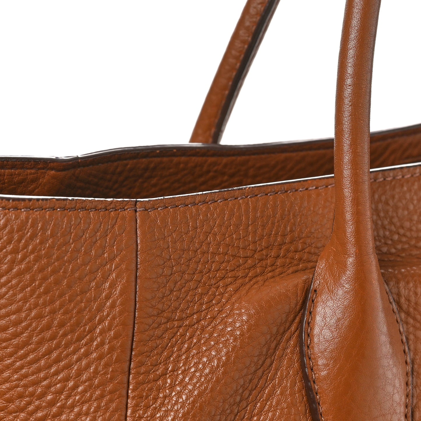 Vitello Daino Tote Brandy