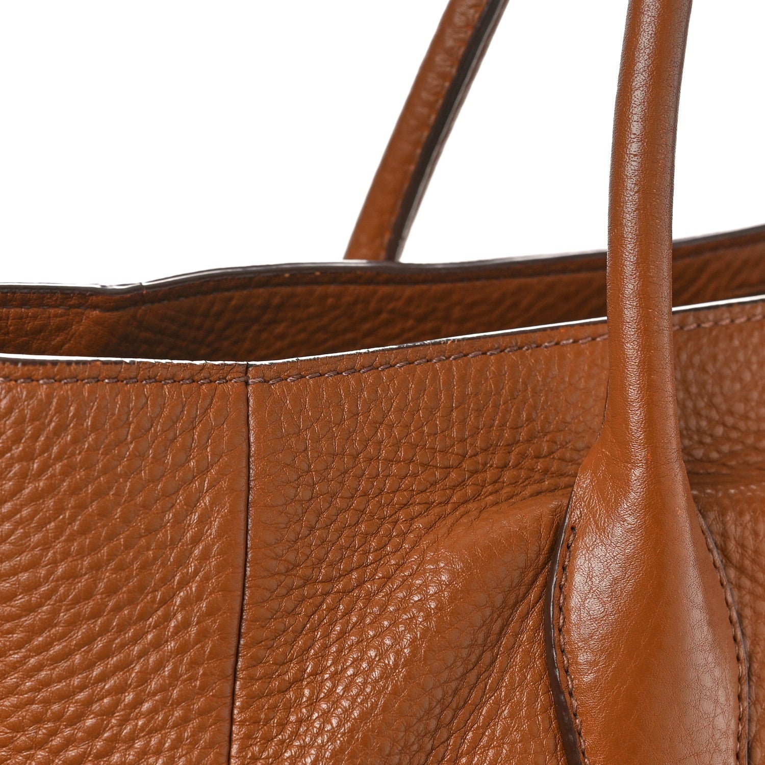 Prada Vitello Daino Tote Brandy 10 of 12
