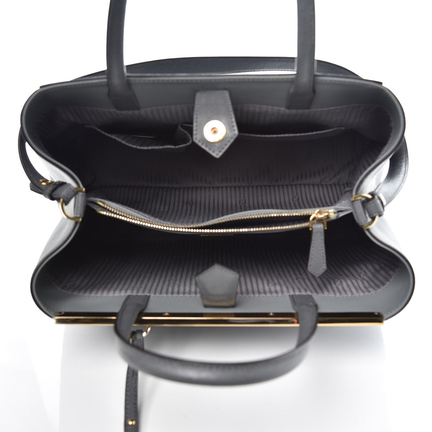 Vitello Elite Flamingo Regular 2Jours Tote Grigio Grigio Chiaro