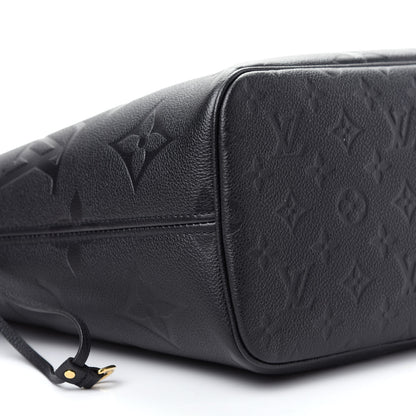 Louis Vuitton Empreinte Monogram Giant Neverfull MM Black 6 of 8