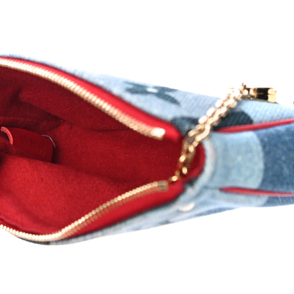 Louis Vuitton Denim Micro Pochette Accessories Denim Rouge 5 of 11