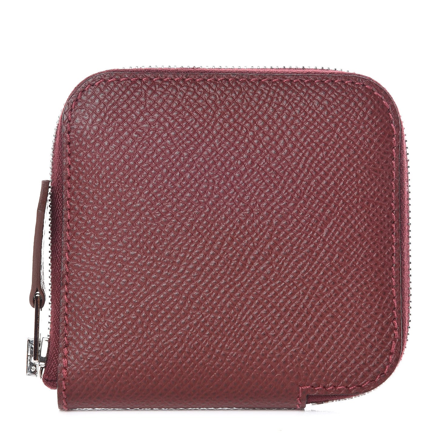 Epsom Silk'In Coin Purse Rouge H Jaune Ambre Rose Ete