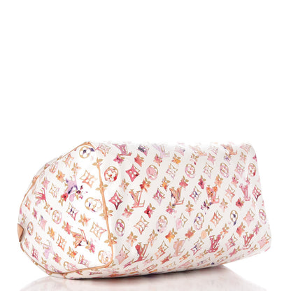 Louis Vuitton Watercolor Aquarelle Speedy 35 White 4 of 17