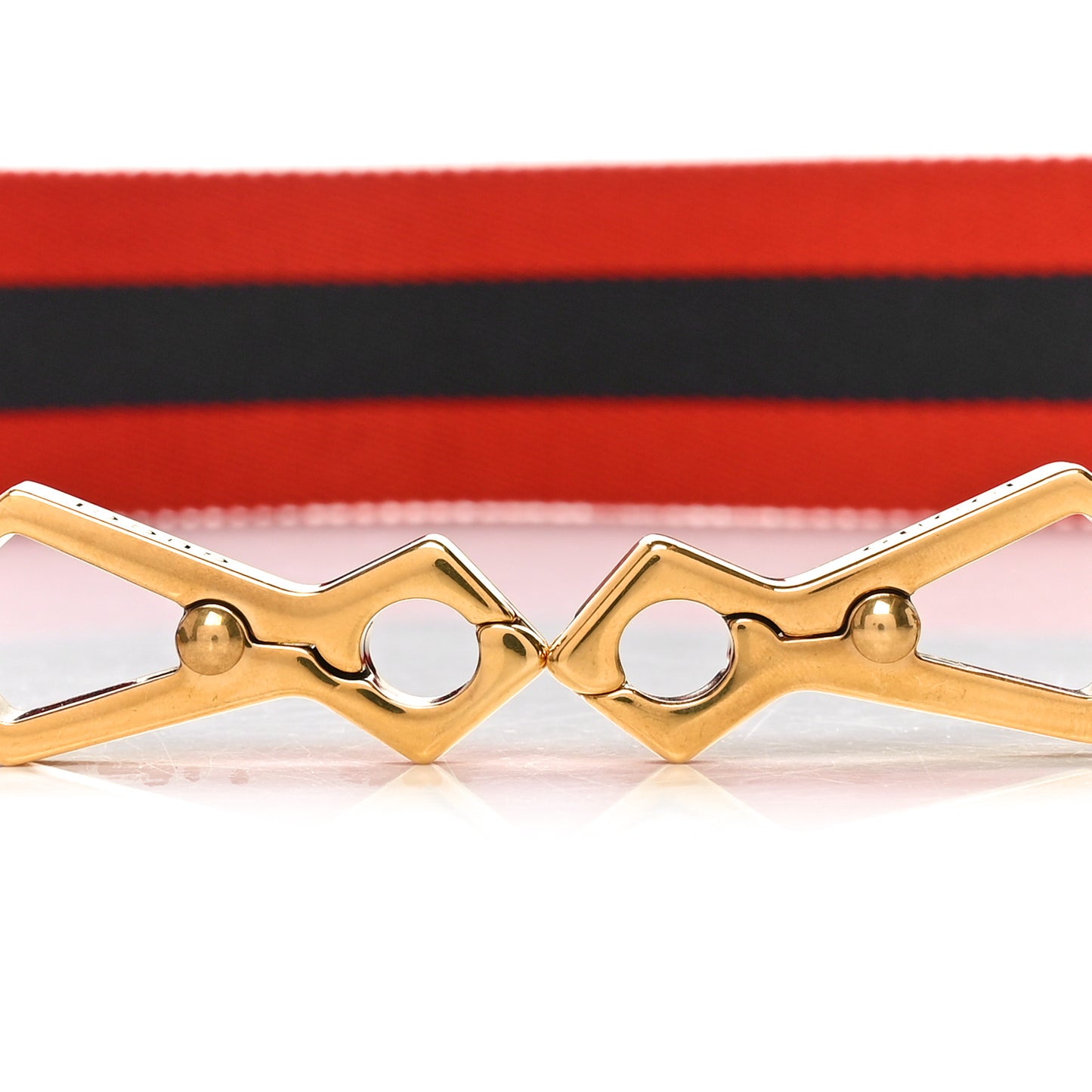 Canvas Web Shoulder Strap  Red Navy