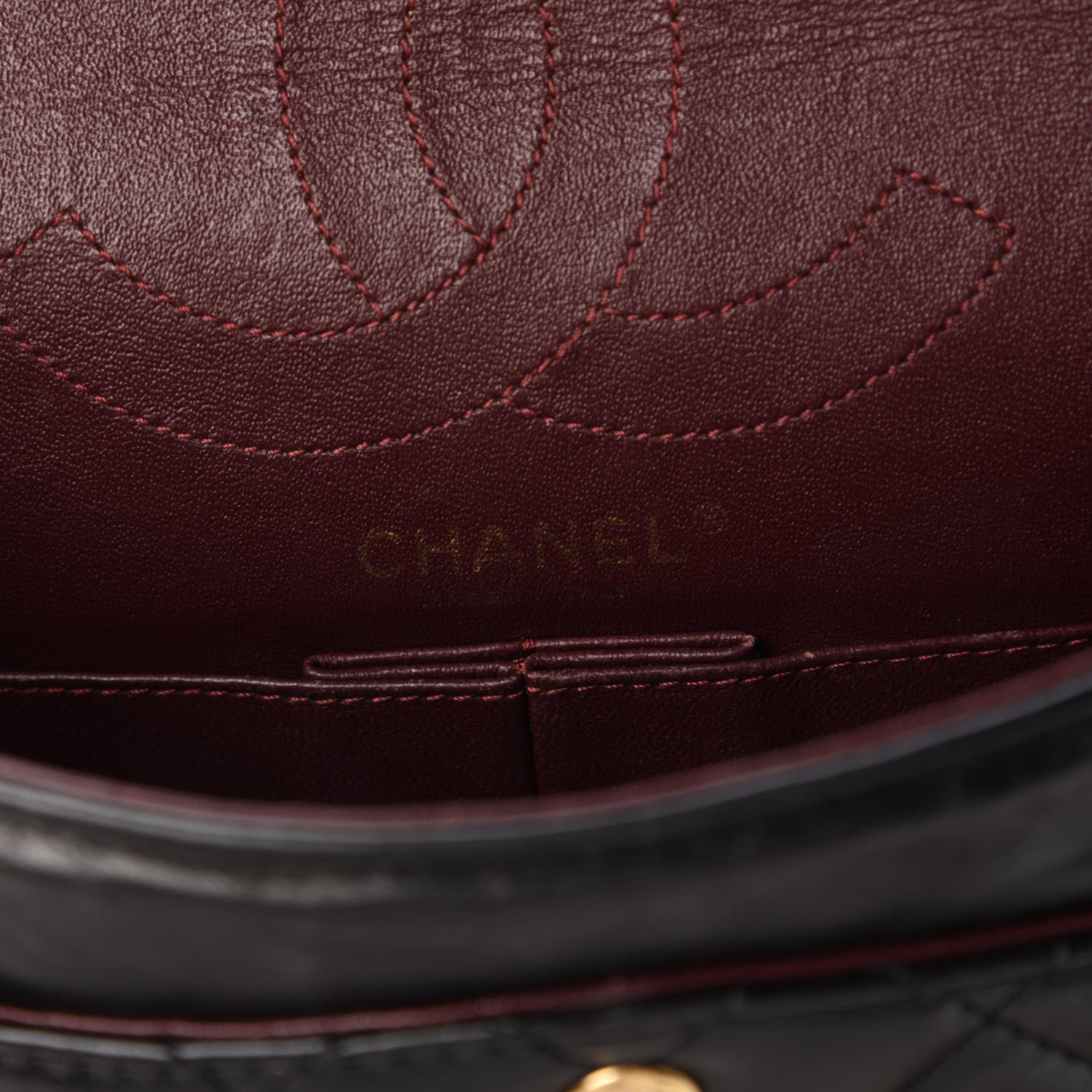 Chanel Aged Calfskin Quilted 2.55 Reissue 225 Flap Black 9 of 11