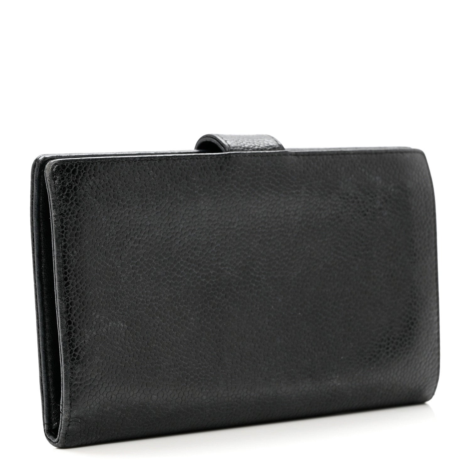 Chanel Caviar Timeless CC French Long Wallet Black 3 of 10