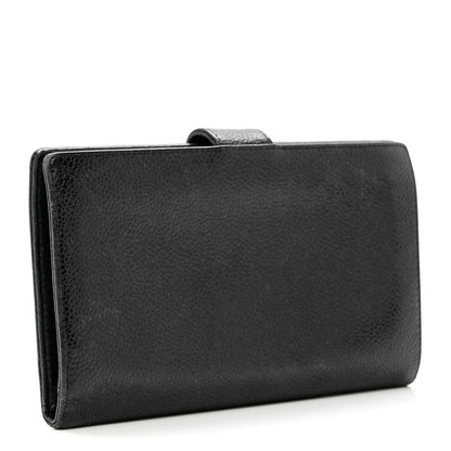Chanel Caviar Timeless CC French Long Wallet Black 3 of 10