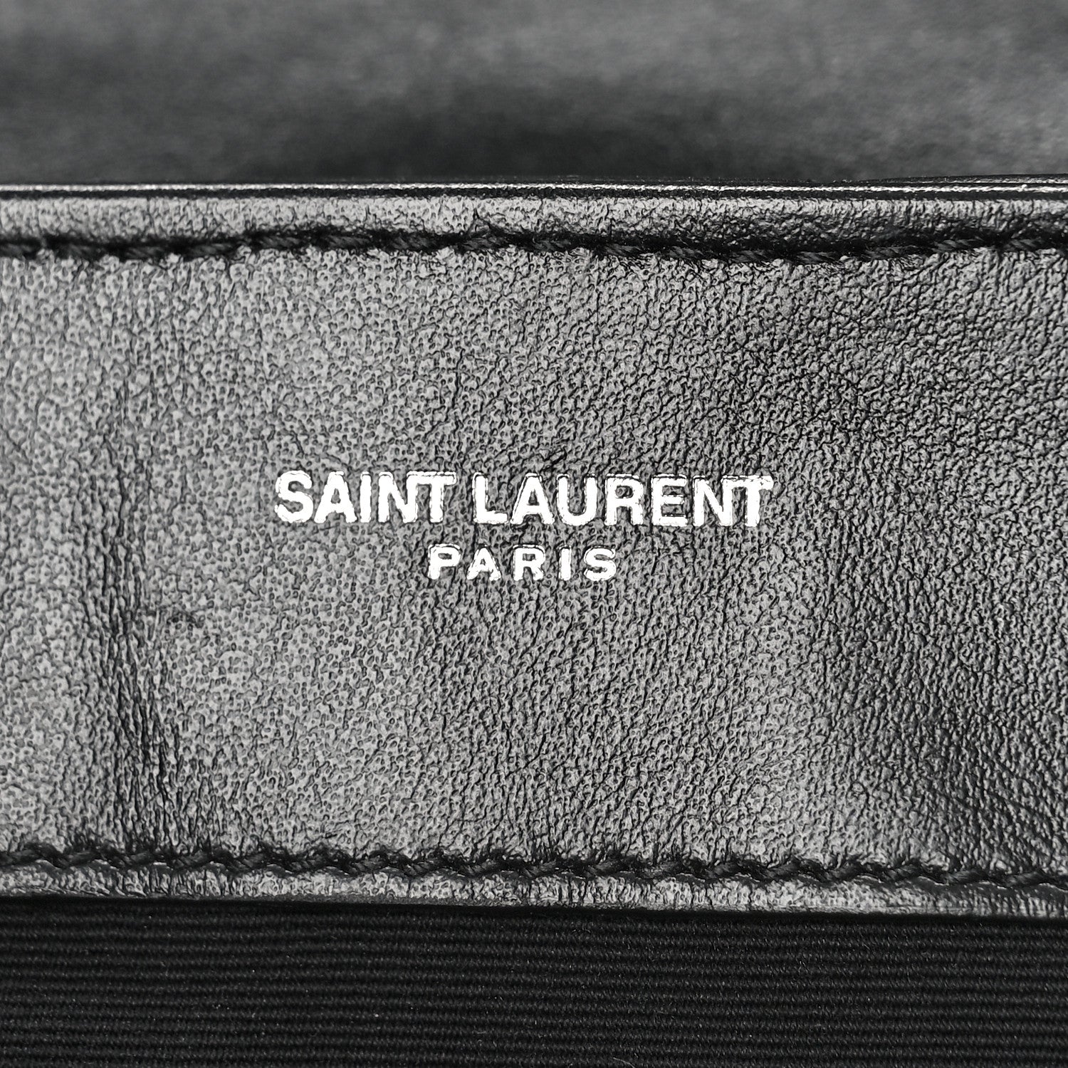 Saint Laurent Calfskin Y Quilted Monogram Small Loulou Chain Satchel Black 6 of 12