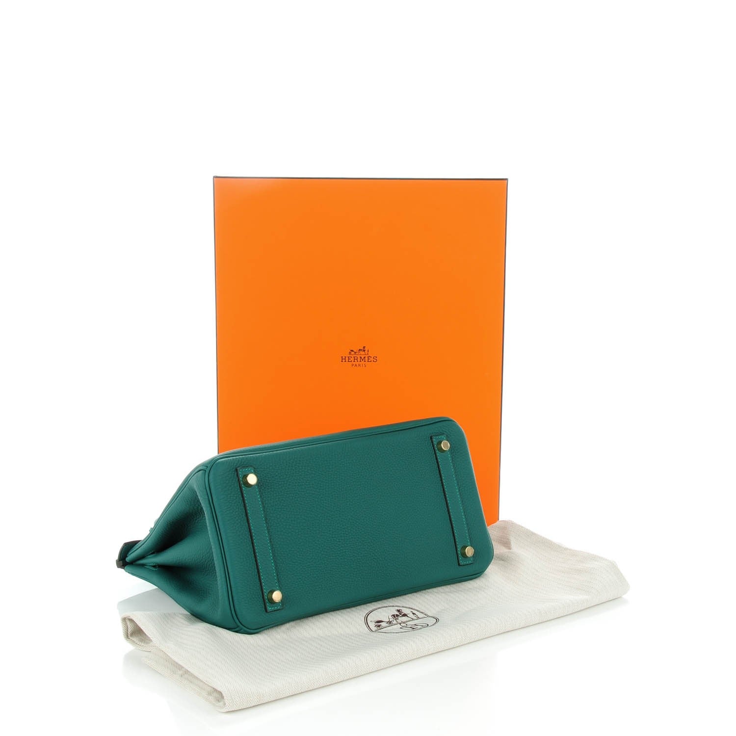 Hermes Togo Birkin 30 Malachite 4 of 22