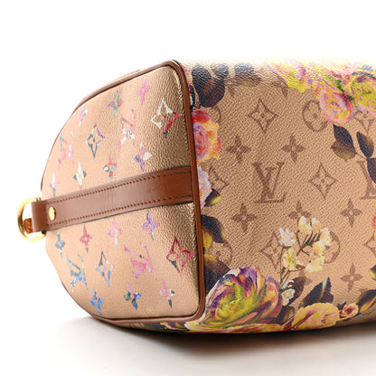 Louis Vuitton Metallic Monogram LV Garden Speedy Bandouliere 25 Gold 9 of 11