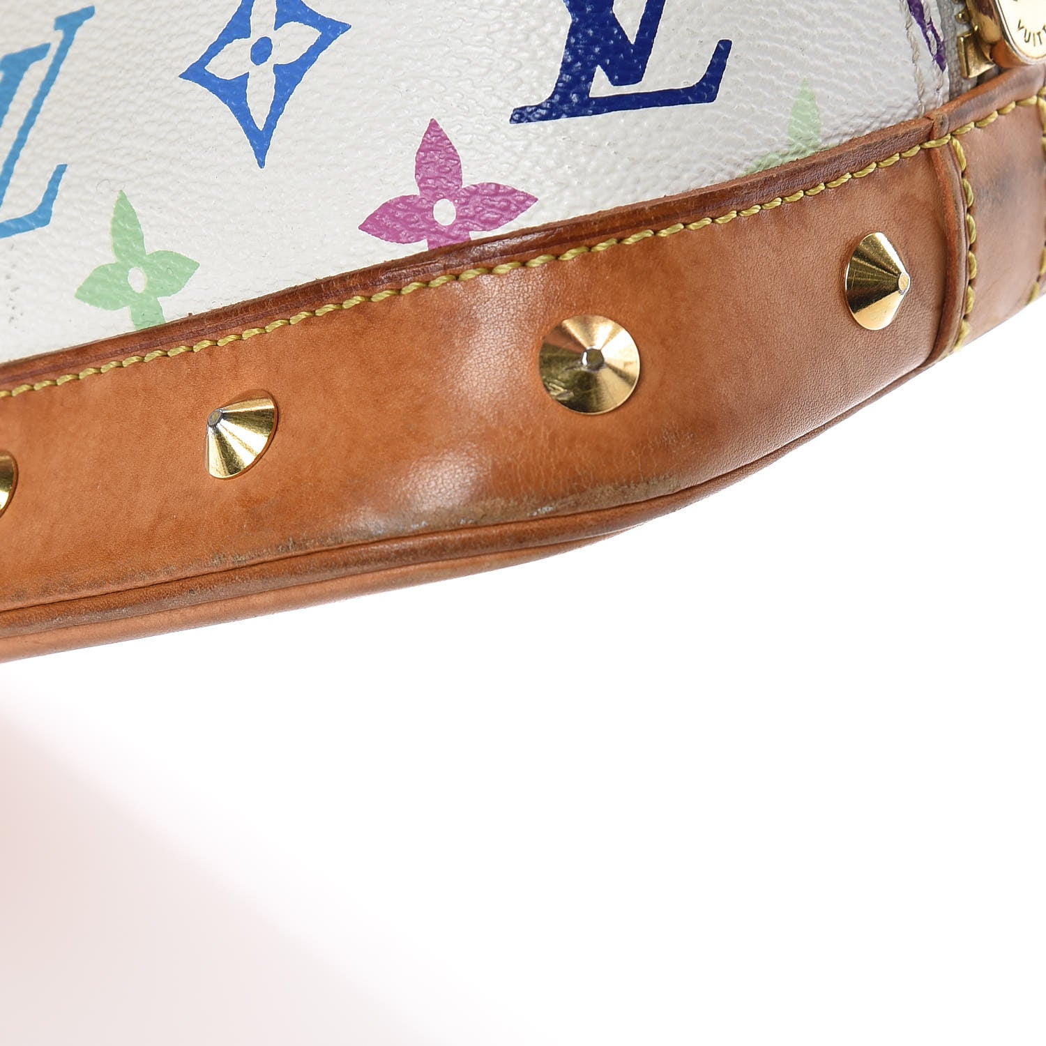 Louis Vuitton Monogram Multicolor Alma White 10 of 24