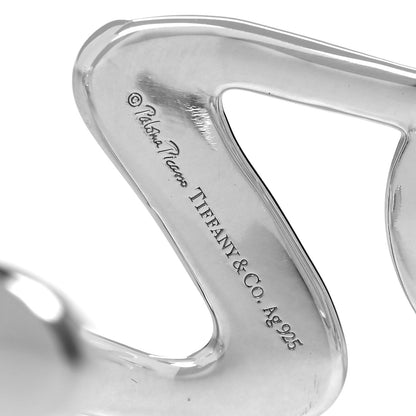 Tiffany Sterling Silver Paloma's Graffiti Love Cuff Bracelet 4 of 4