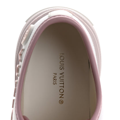 Louis Vuitton Canvas LV Squad Sneakers 38 White Pink 7 of 9