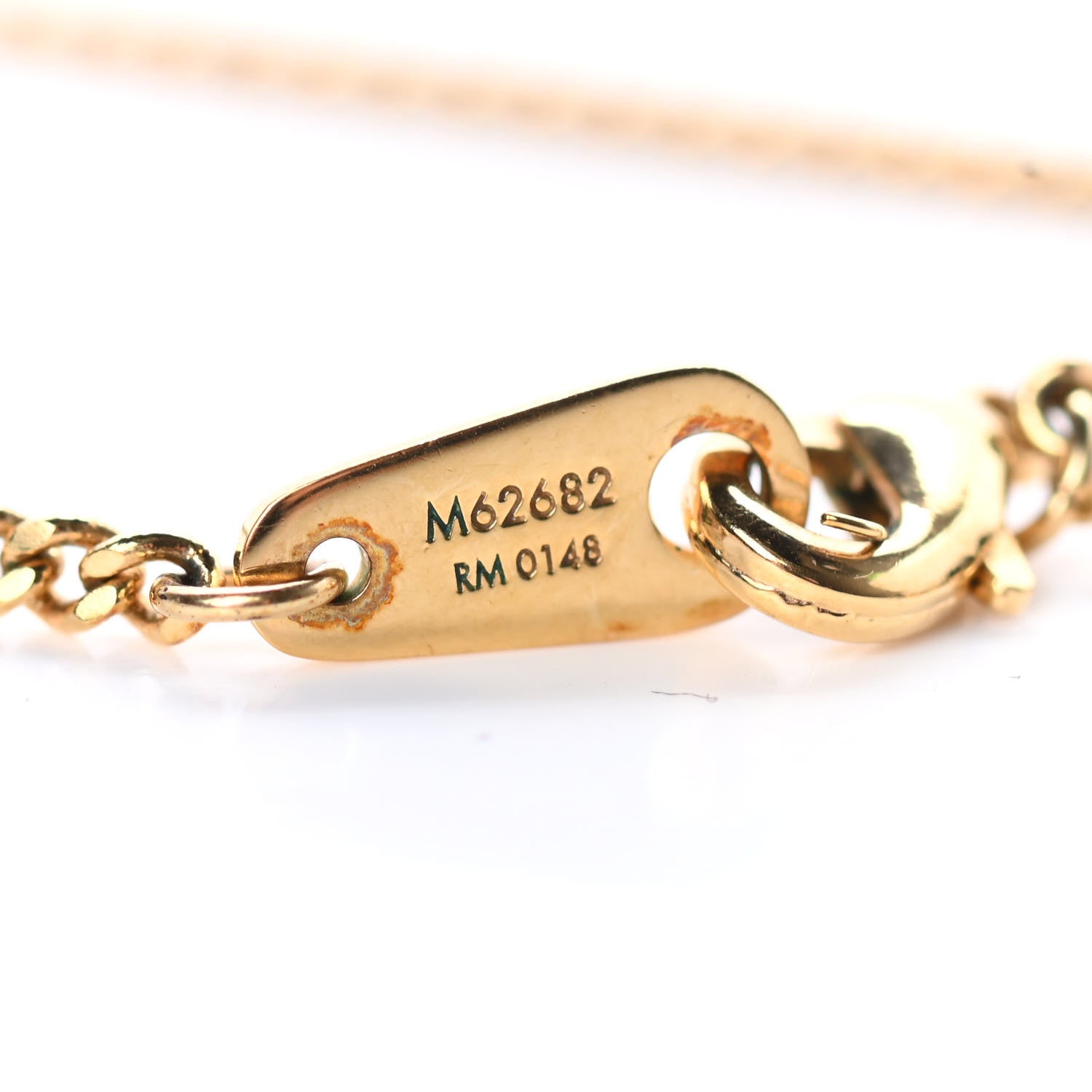 Louis Vuitton LV Upside Down Necklace Gold 6 of 7