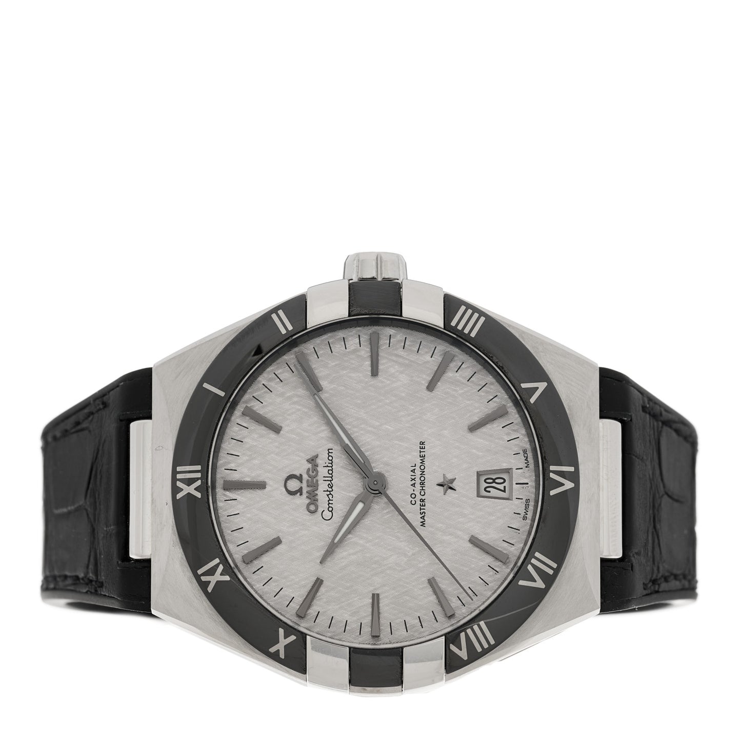 Stainless Steel Alligator 41mm Constellation Co-axial Master Chronometer Automatic Watch Grey 131.33.41.21.06.001