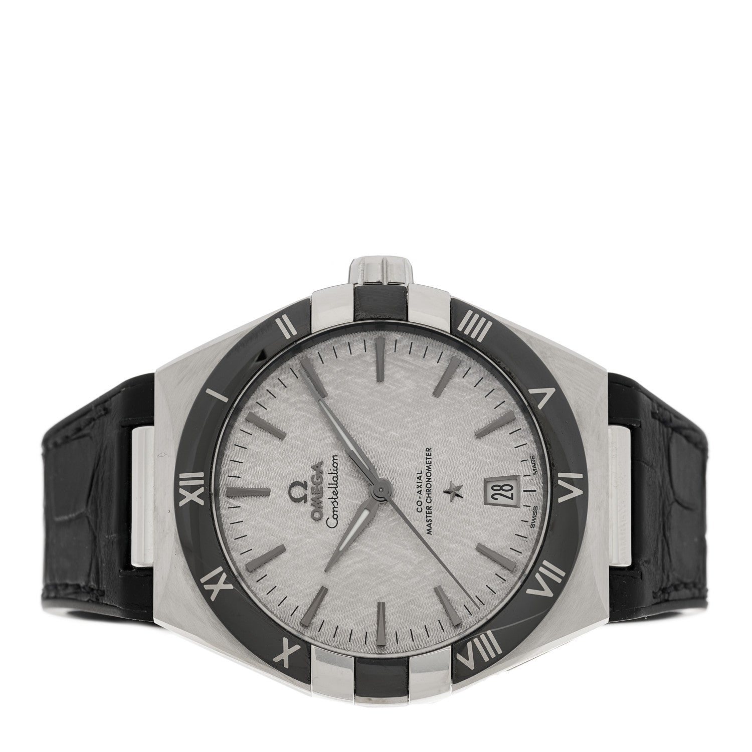 Omega Stainless Steel Alligator 41mm Constellation Co-axial Master Chronometer Automatic Watch Grey 131.33.41.21.06.001 2 of 5