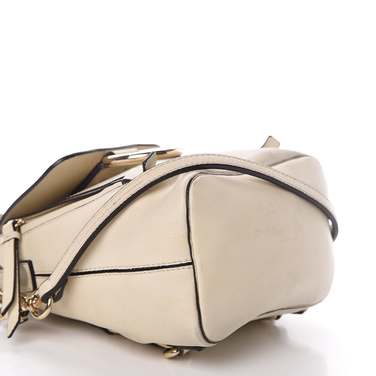 Chloe Suede Calfskin Small Faye Backpack Off White 5 of 10
