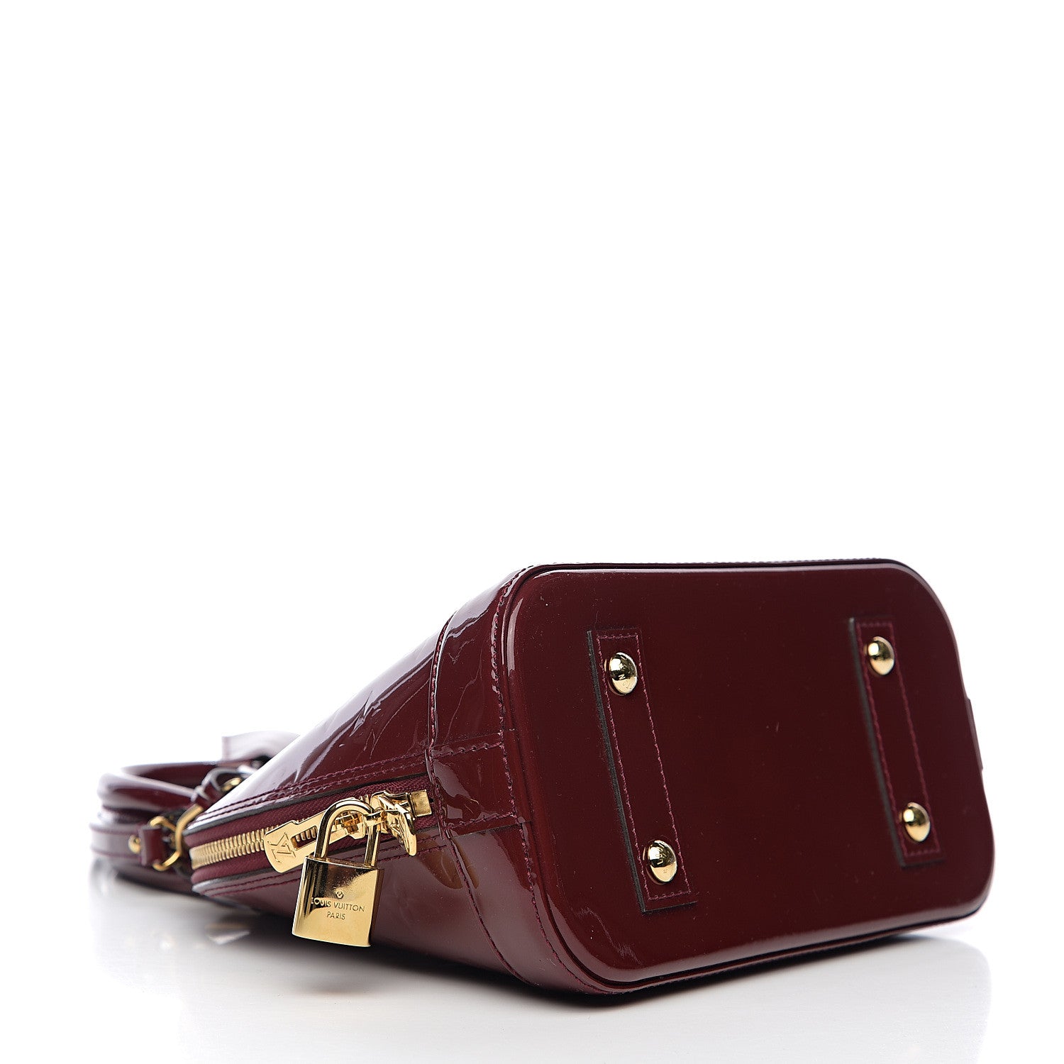 Louis Vuitton Vernis Alma BB Griotte 3 of 8