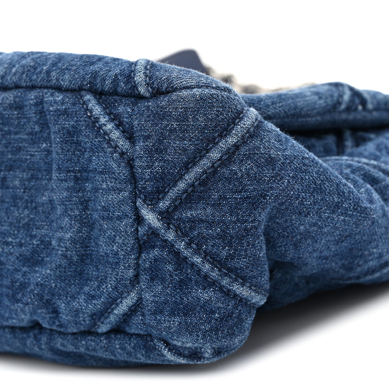 Chanel Denim Quilted Medium Chanel 19 Flap  Blue 10 of 10