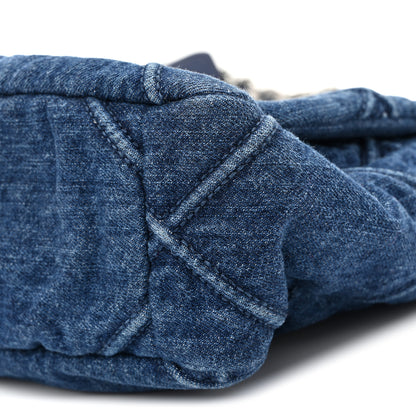 Chanel Denim Quilted Medium Chanel 19 Flap  Blue 10 of 10