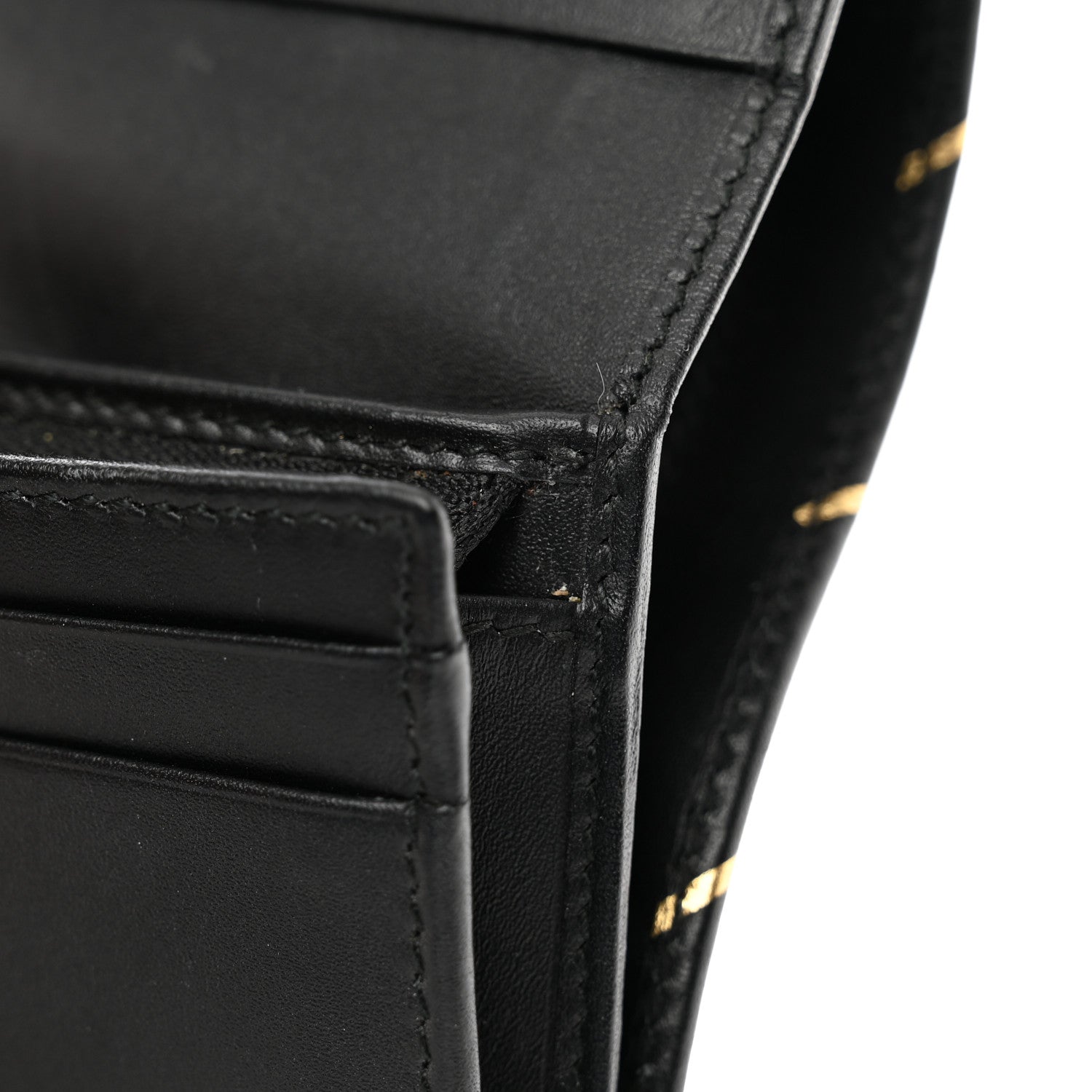 Gucci Calfskin Diagonal GG Card Case Black 10 of 11