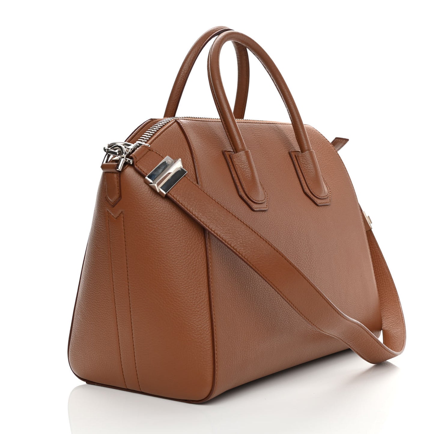 Sugar Goatskin Medium Antigona Cognac