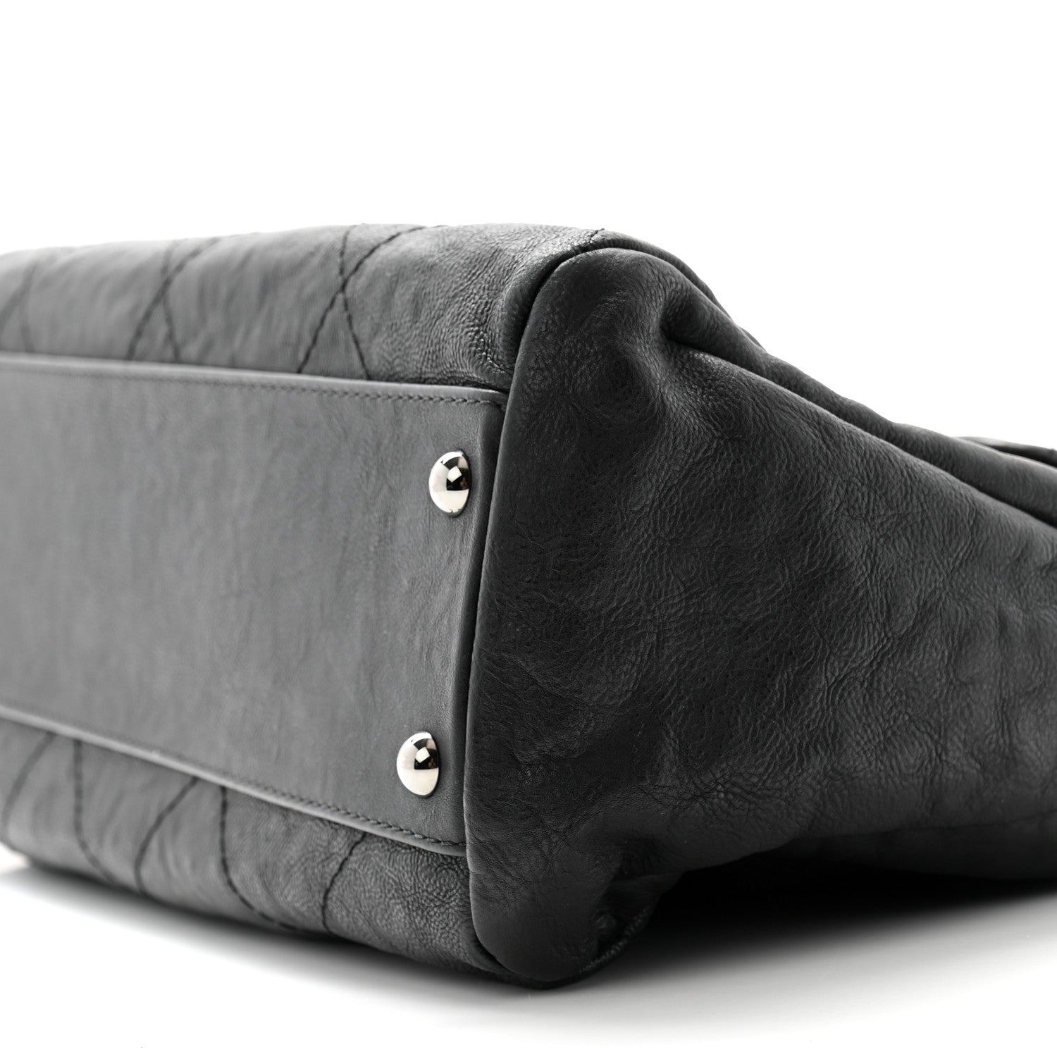Chanel Calfskin Quilted Large Hamptons Flap Black 9 of 11