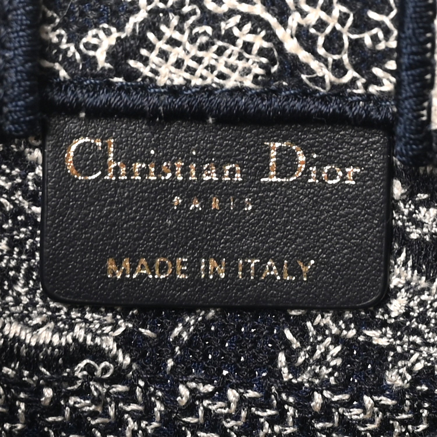 Christian Dior Canvas Toile de Jouy Reverse Embroidered Mini Book Tote Phone Bag  Blue 6 of 10
