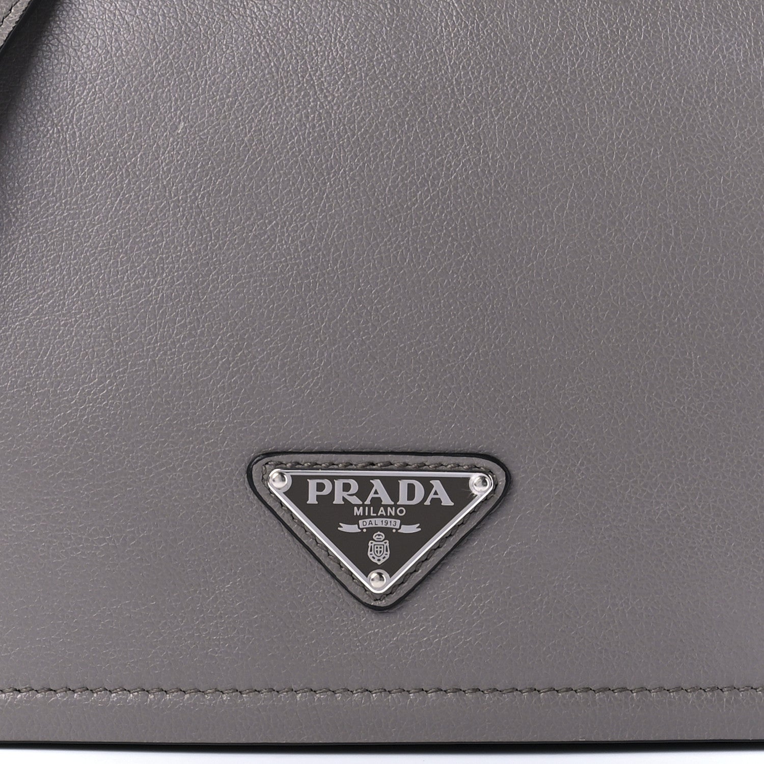 Prada Glace Calf Shoulder Bag Argilla 7 of 8