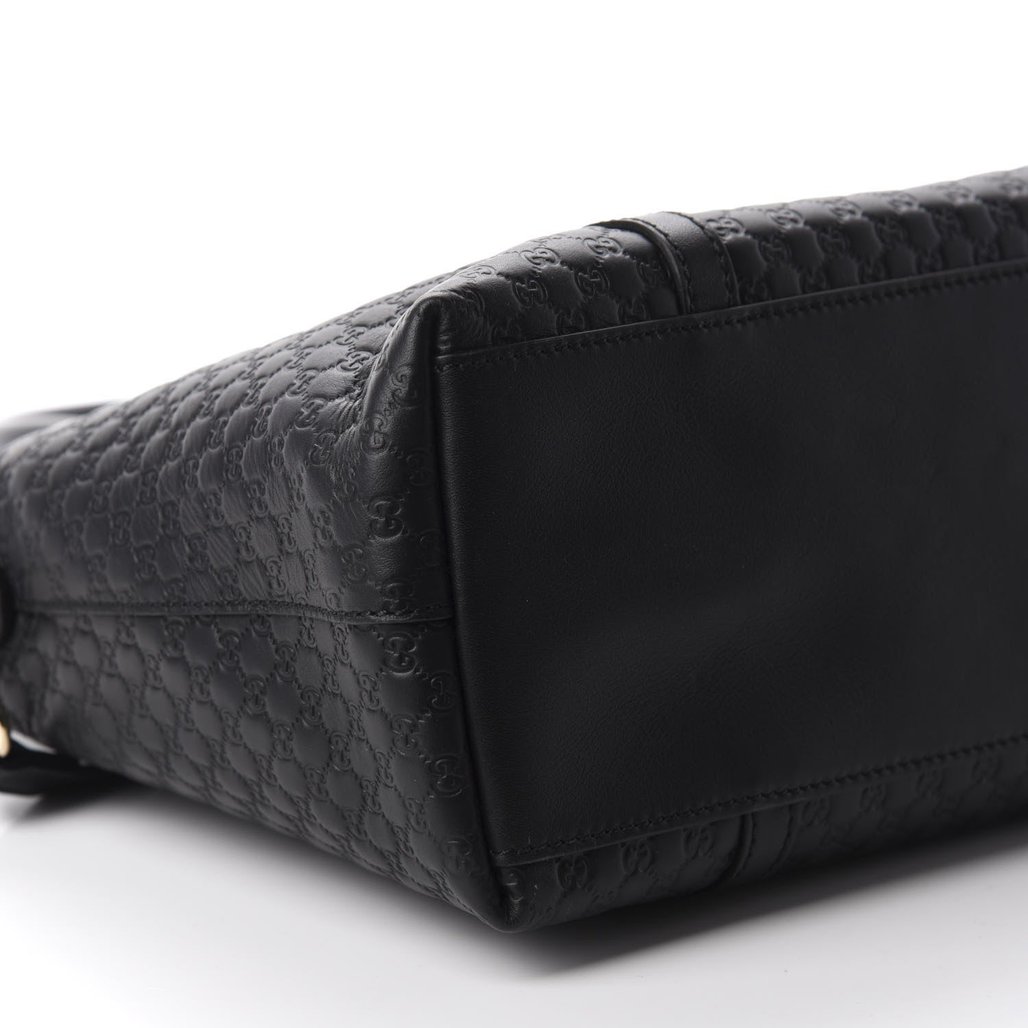 Gucci Soft Microguccissima Small Zippered Satchel Black 7 of 12