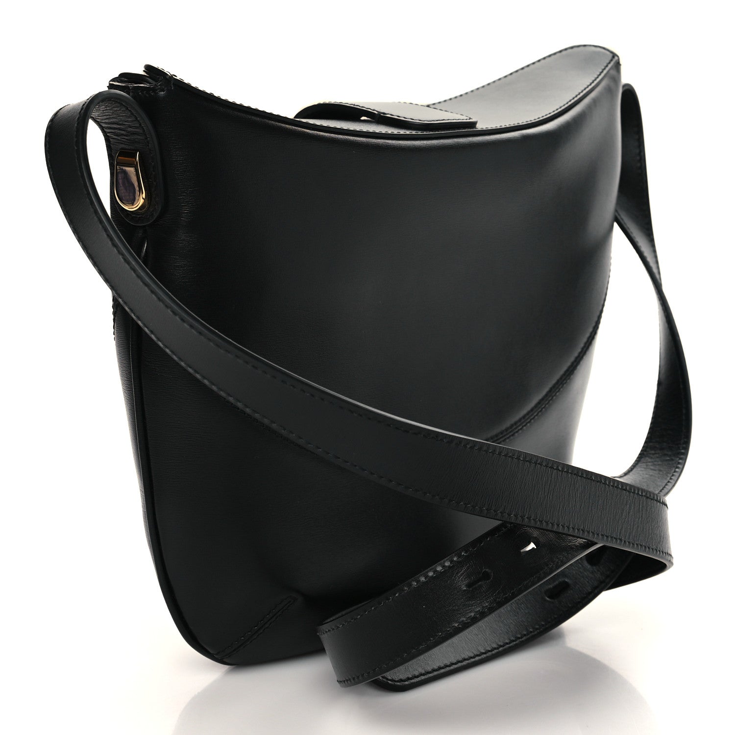 Gucci Calfskin Medium Arli Shoulder Bag Black 3 of 7