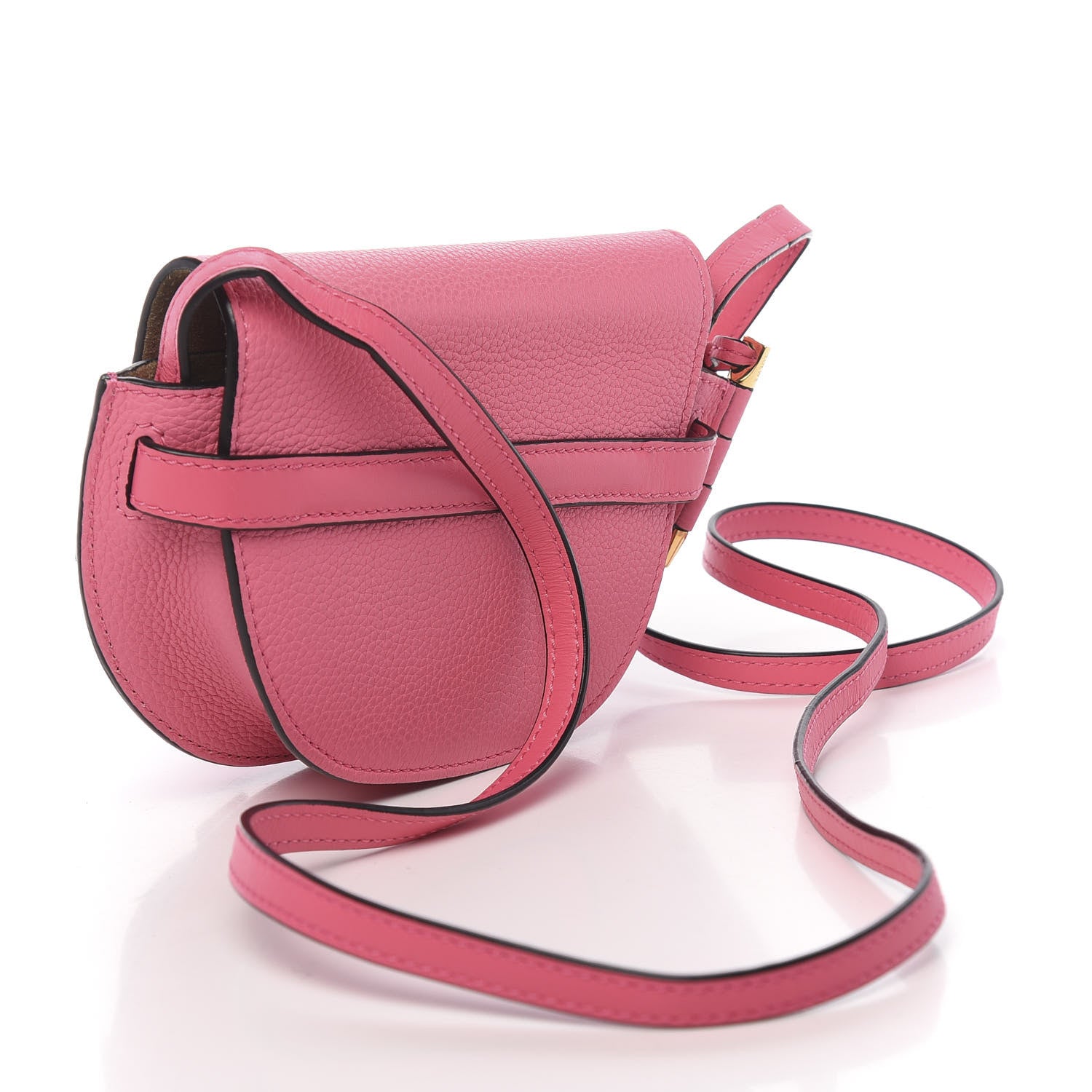 Loewe Grained Calfskin Mini Gate Crossbody Bag Wild Rose 3 of 9