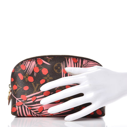 Louis Vuitton Monogram Jungle Dots Cosmetic Pouch Sugar Pink Poppy 2 of 9