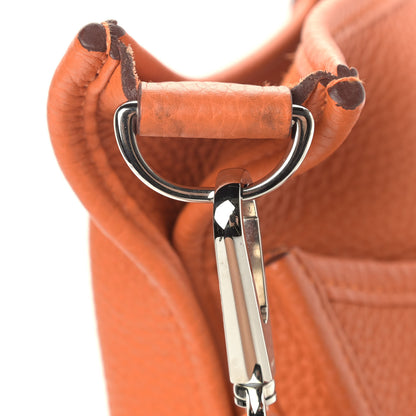 Hermes Taurillon Clemence Amazone Evelyne III PM Orange 17 of 18